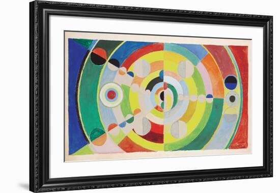 Relief-Disques, 1936-Robert Delaunay-Framed Premium Giclee Print