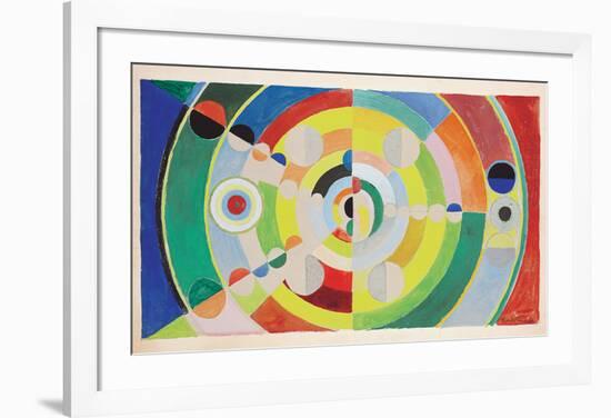 Relief-Disques, 1936-Robert Delaunay-Framed Premium Giclee Print
