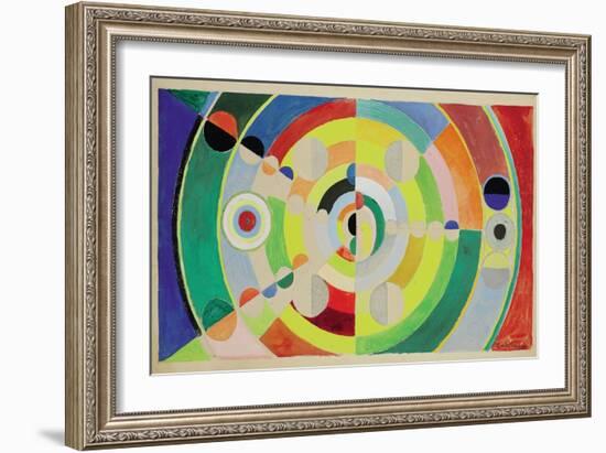 Relief-Disques, 1936-Robert Delaunay-Framed Giclee Print