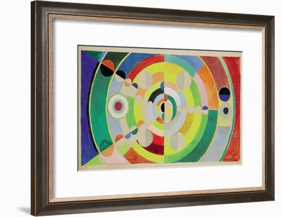 Relief-Disques, 1936-Robert Delaunay-Framed Giclee Print