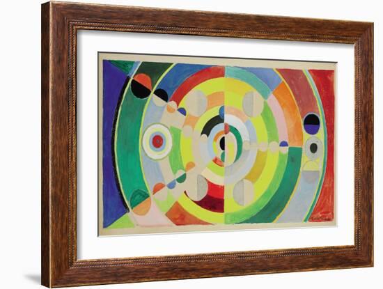 Relief-Disques, 1936-Robert Delaunay-Framed Giclee Print