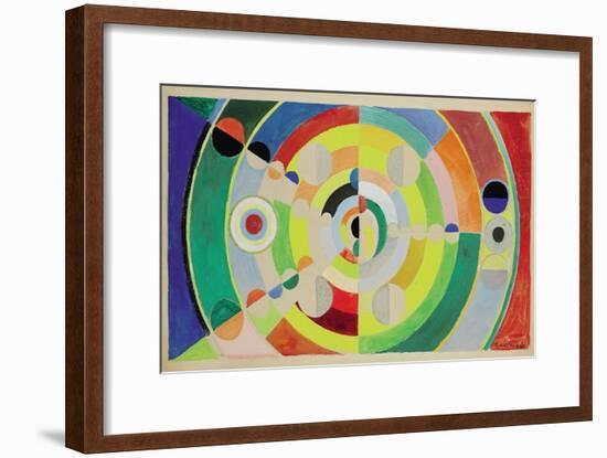 Relief-Disques, 1936-Robert Delaunay-Framed Giclee Print
