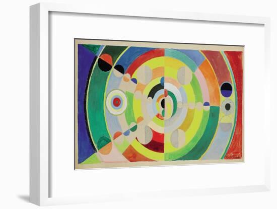 Relief-Disques, 1936-Robert Delaunay-Framed Giclee Print