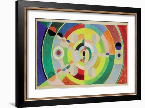 Relief-Disques, 1936-Robert Delaunay-Framed Giclee Print