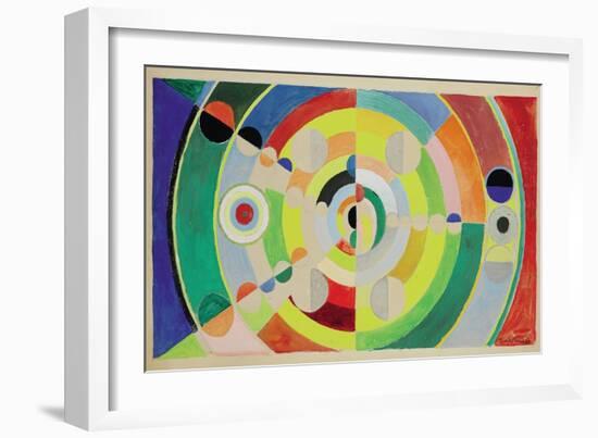 Relief-Disques, 1936-Robert Delaunay-Framed Giclee Print