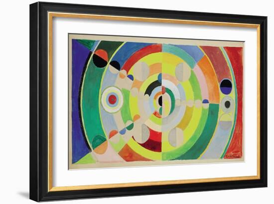 Relief-Disques, 1936-Robert Delaunay-Framed Giclee Print