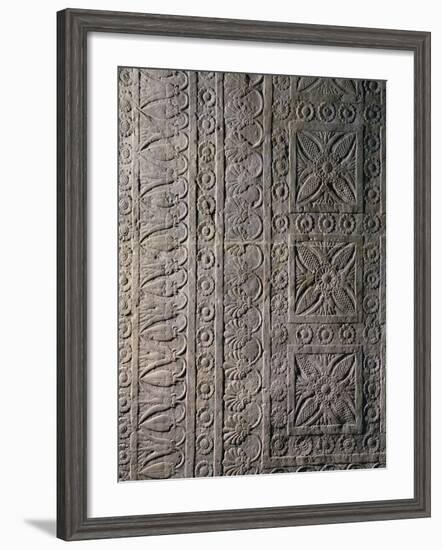 Relief from Ashurbanipal's Palace in Nineveh, Iraq-null-Framed Giclee Print