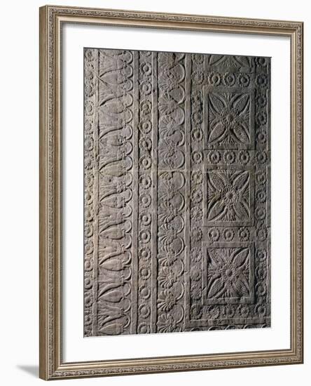 Relief from Ashurbanipal's Palace in Nineveh, Iraq-null-Framed Giclee Print