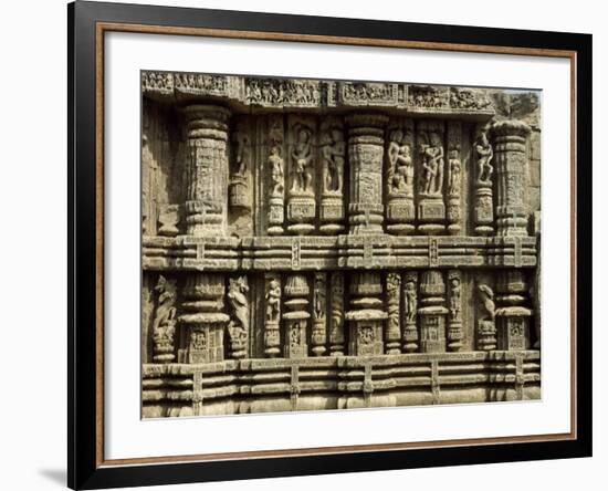 Relief from Hindu Sun Temple in Konarak-null-Framed Photographic Print