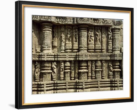 Relief from Hindu Sun Temple in Konarak-null-Framed Photographic Print