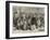 Relief of Paris, Venders of Poultry and Rabbits, Scene Near the Rue Lafayette-Frederick Barnard-Framed Giclee Print