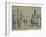 Relief of the Enthronement of Darius, Persepolis, Unesco World Heritage Site, Iran, Middle East-Desmond Harney-Framed Photographic Print