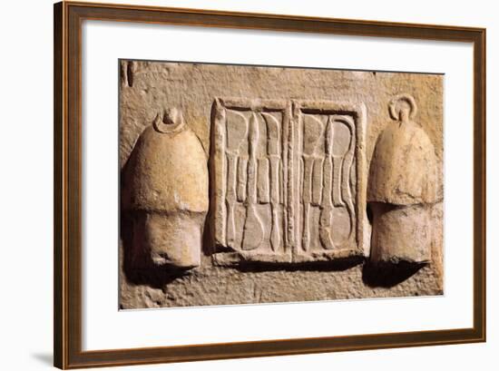 Relief Representing Surgical Instruments, from Asklepeion at Athens B.C.-null-Framed Giclee Print