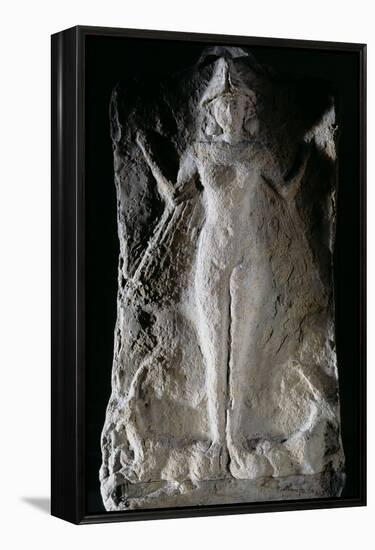 Relief thought to represent the goddess Lilith, Babylonian, 2000-1600 BC-Werner Forman-Framed Premier Image Canvas