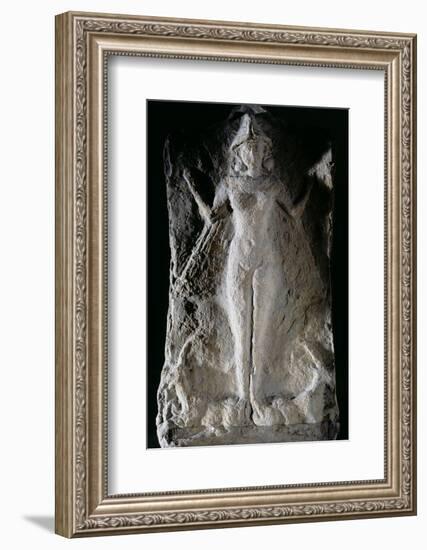 Relief thought to represent the goddess Lilith, Babylonian, 2000-1600 BC-Werner Forman-Framed Photographic Print