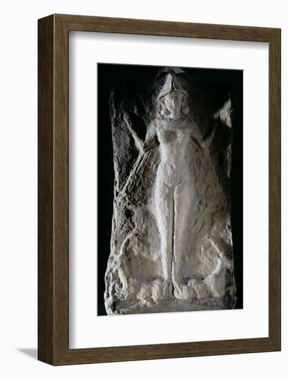 Relief thought to represent the goddess Lilith, Babylonian, 2000-1600 BC-Werner Forman-Framed Photographic Print