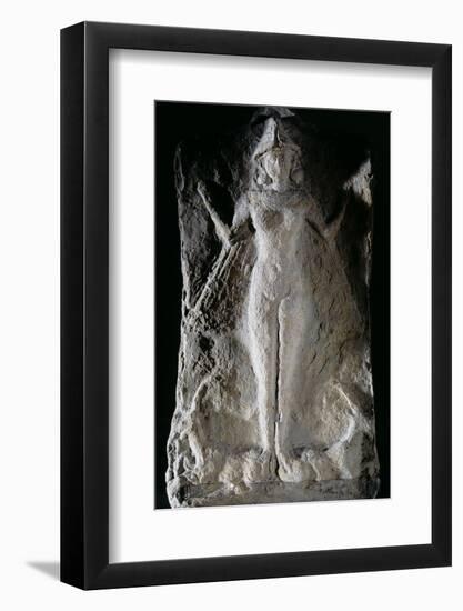 Relief thought to represent the goddess Lilith, Babylonian, 2000-1600 BC-Werner Forman-Framed Photographic Print