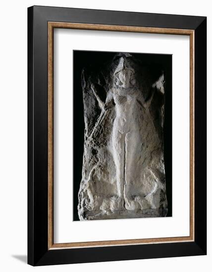 Relief thought to represent the goddess Lilith, Babylonian, 2000-1600 BC-Werner Forman-Framed Photographic Print