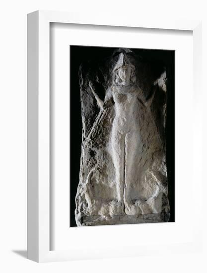 Relief thought to represent the goddess Lilith, Babylonian, 2000-1600 BC-Werner Forman-Framed Photographic Print