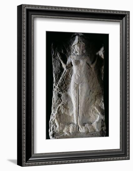 Relief thought to represent the goddess Lilith, Babylonian, 2000-1600 BC-Werner Forman-Framed Photographic Print