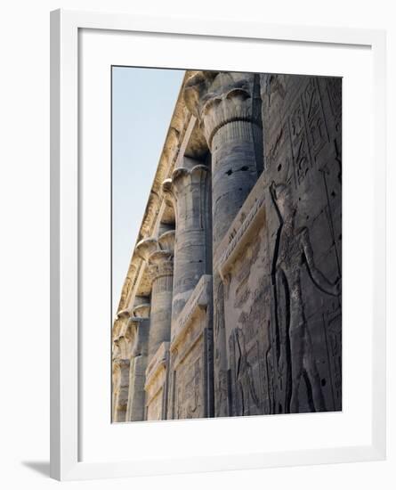 Reliefs and Capitals from Trajan's Kiosk, Philae Temple Complex-null-Framed Photographic Print