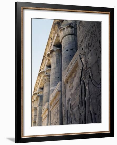 Reliefs and Capitals from Trajan's Kiosk, Philae Temple Complex-null-Framed Photographic Print