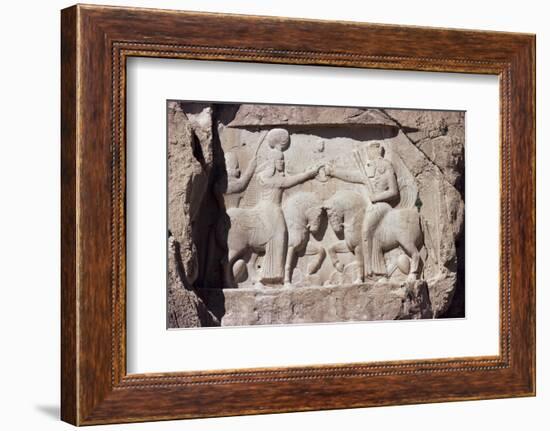 Reliefs at Naqsh-E Rustam, Iran, Middle East-Sybil Sassoon-Framed Photographic Print