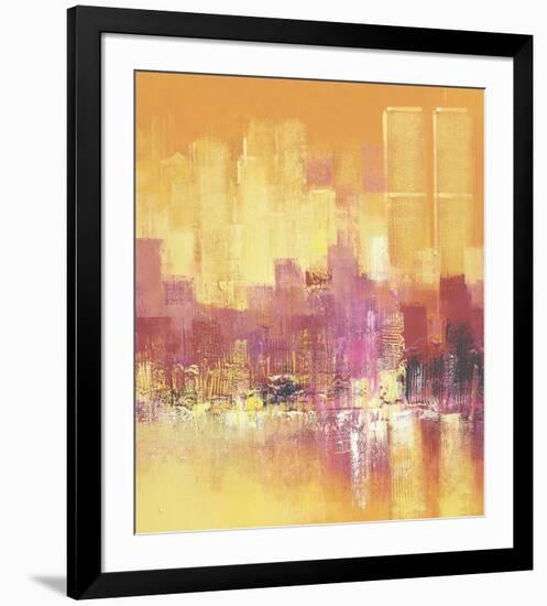 Relieves II-Claudio Lami-Framed Art Print