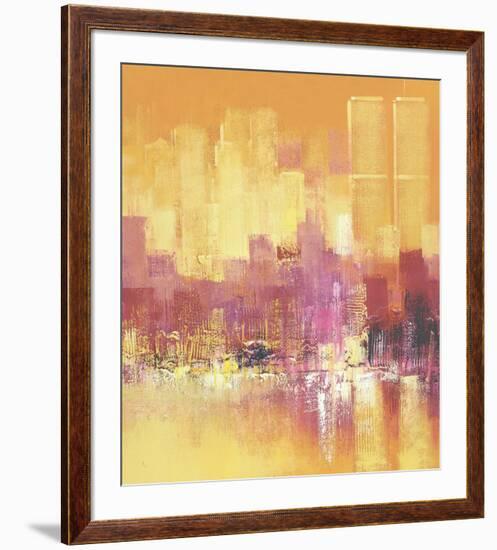 Relieves II-Claudio Lami-Framed Art Print