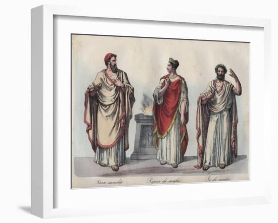 Religion in Ancient Rome-Stefano Bianchetti-Framed Giclee Print