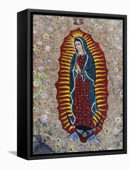 Religious Painting, Baja Region, Mexico-Gavriel Jecan-Framed Premier Image Canvas