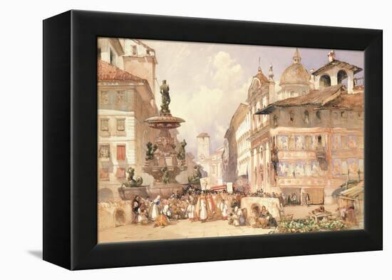 Religious Procession-William Callow-Framed Premier Image Canvas