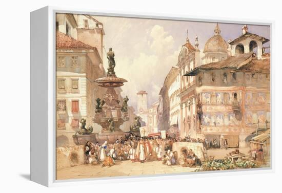 Religious Procession-William Callow-Framed Premier Image Canvas