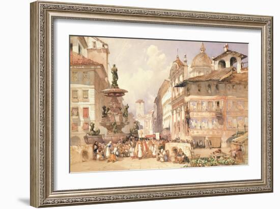 Religious Procession-William Callow-Framed Giclee Print