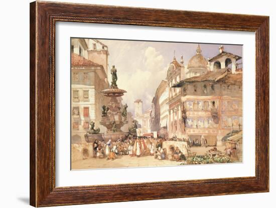 Religious Procession-William Callow-Framed Giclee Print