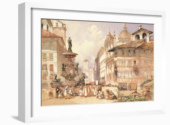 Religious Procession-William Callow-Framed Giclee Print