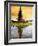 Religious Ulur Danu Temple in Lake Bratan, Bali, Indonesia-Bill Bachmann-Framed Photographic Print