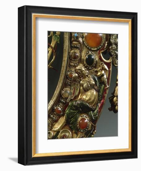 Reliquary of Holy Cross, in Gilded Silver Set-null-Framed Giclee Print