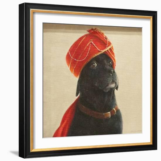 Reluctant Maharaja, 2010-Lincoln Seligman-Framed Giclee Print