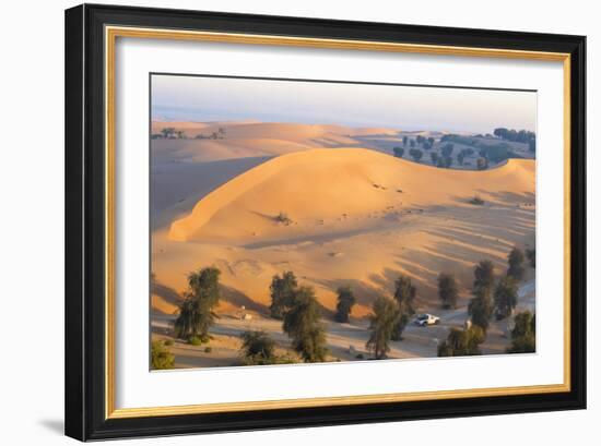 Remah Desert, Al Ain, Abu Dhabi, United Arab Emirates, Middle East-Jane Sweeney-Framed Photographic Print