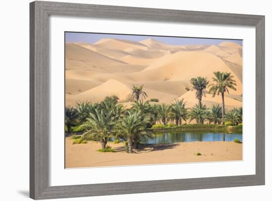 Remah Desert, Al Ain, Abu Dhabi, United Arab Emirates, Middle East-Jane Sweeney-Framed Photographic Print