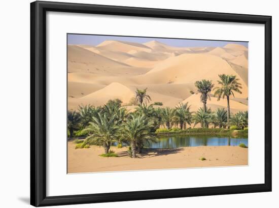 Remah Desert, Al Ain, Abu Dhabi, United Arab Emirates, Middle East-Jane Sweeney-Framed Photographic Print