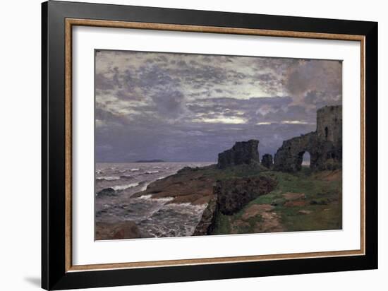 Remainders of the Past. Twilight. Finland, 1897-Isaak Ilyich Levitan-Framed Giclee Print