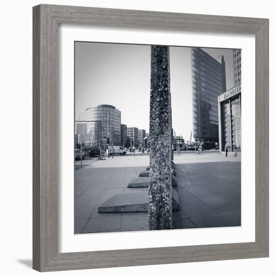 Remaining Sections of the Berlin Wall at Potsdammer Platz, Berlin, Germany-Jon Arnold-Framed Photographic Print
