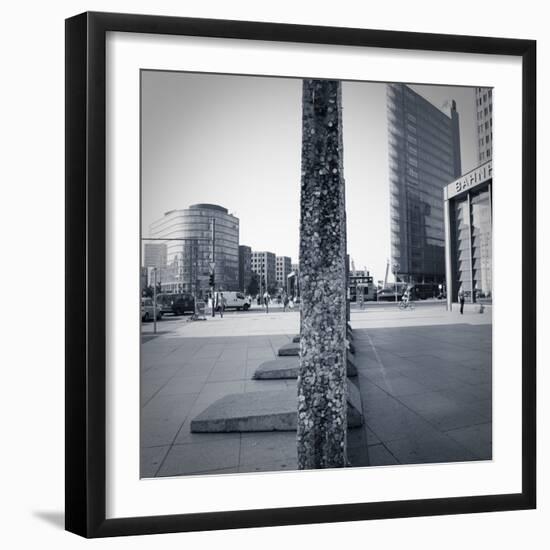 Remaining Sections of the Berlin Wall at Potsdammer Platz, Berlin, Germany-Jon Arnold-Framed Photographic Print