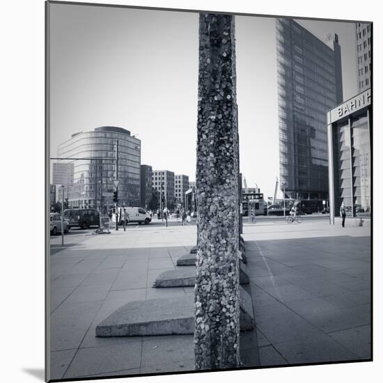 Remaining Sections of the Berlin Wall at Potsdammer Platz, Berlin, Germany-Jon Arnold-Mounted Photographic Print