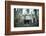 Remains of a defensive wall and a bunker on a mountain in a wood in winter in Alsace-Axel Killian-Framed Photographic Print