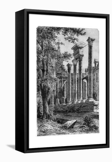 Remains of a Roman Theatre at Besancon, France, 1882-1884-Smeeton-Framed Premier Image Canvas