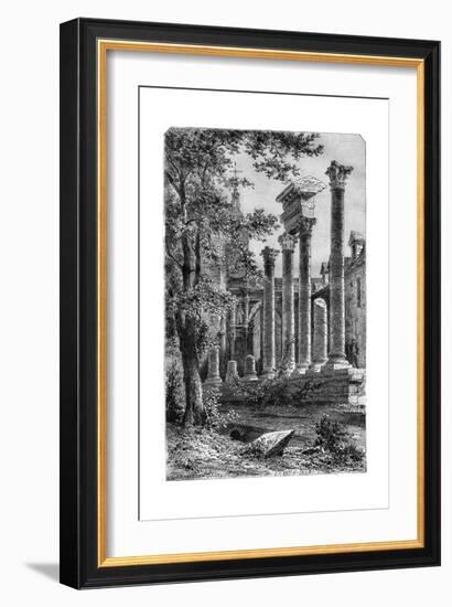 Remains of a Roman Theatre at Besancon, France, 1882-1884-Smeeton-Framed Giclee Print