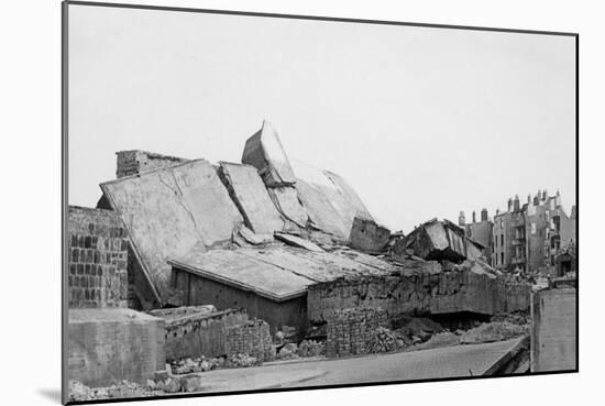 Remains of a U-Boat Pen, Kiel, Germany, C1945-C1965-null-Mounted Giclee Print